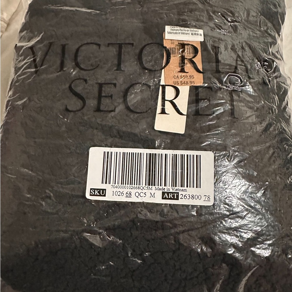 Victoria secret half zip pullover Sherpa sweater